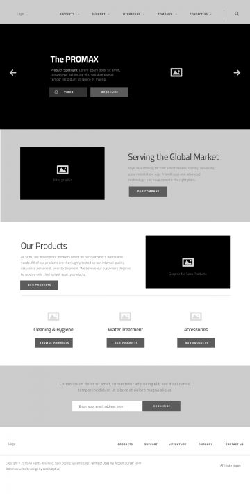sekousa.com home page wireframe