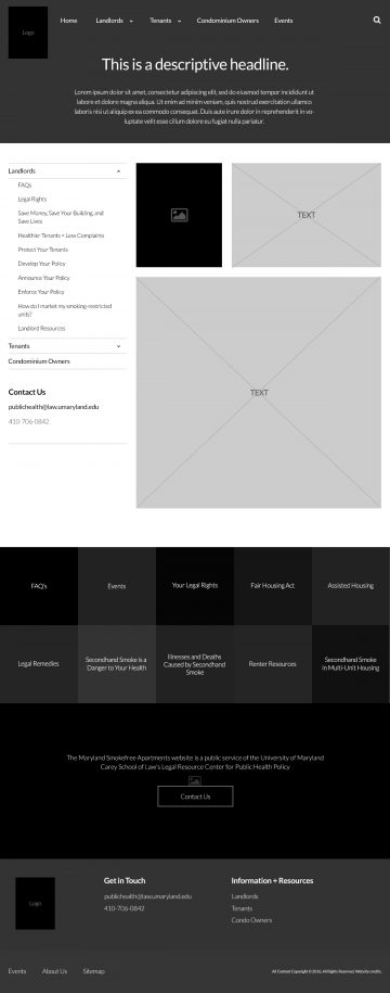 mdsmokefreeapartments.org generic page wireframe