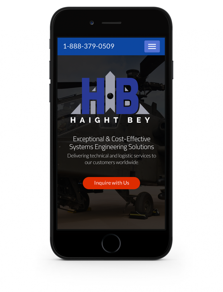 mobile site homepage design