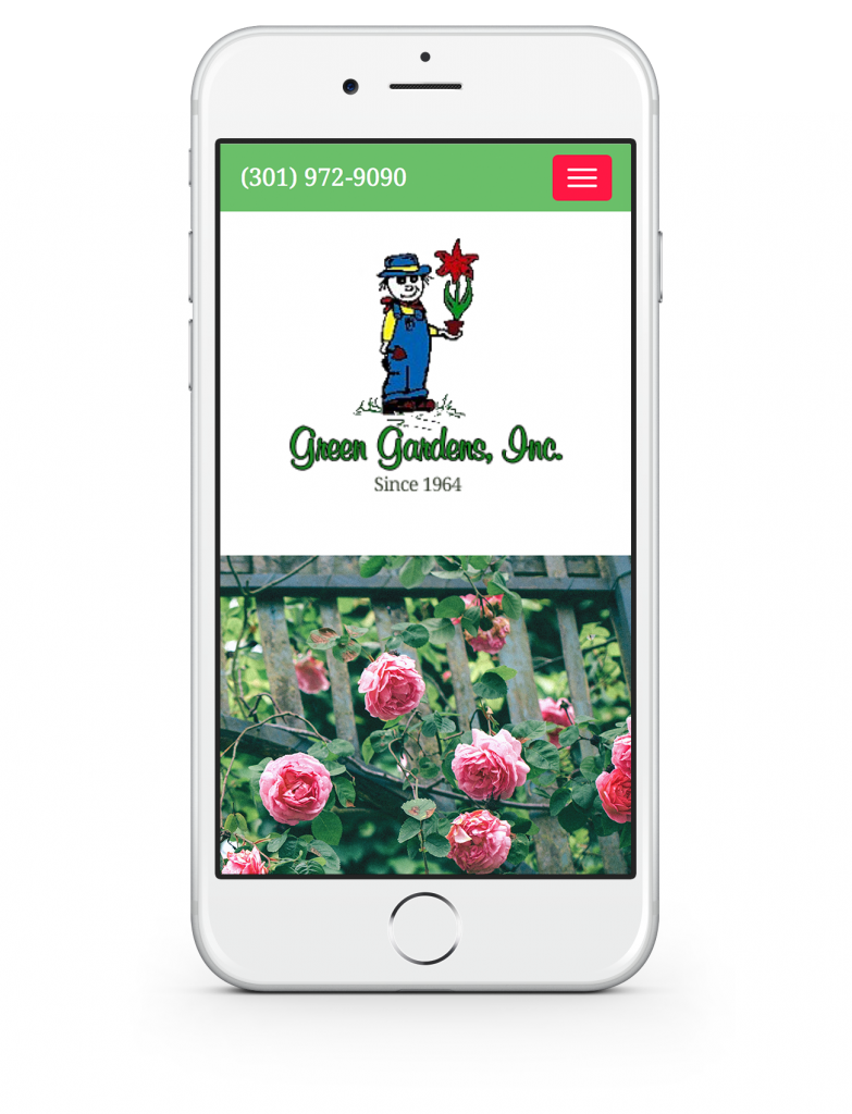 mobile site homepage design