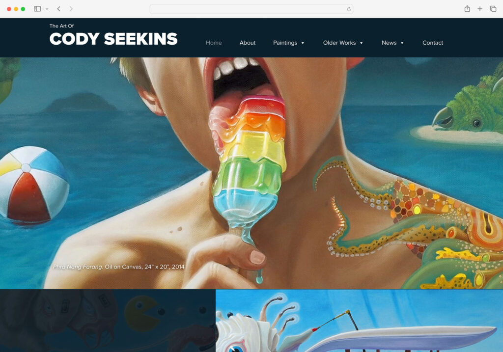 codyseekins.com screenshot